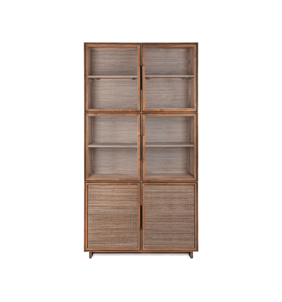 Hopper display cabinet 2 doors 113x45x218cm