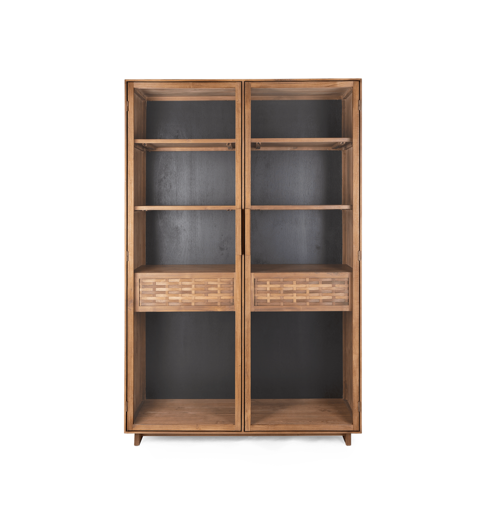 Hopper display cabinet 120x45x191cm