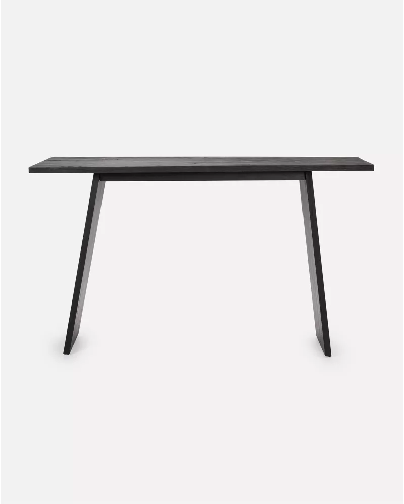 Bar table Erosie black 180 teak