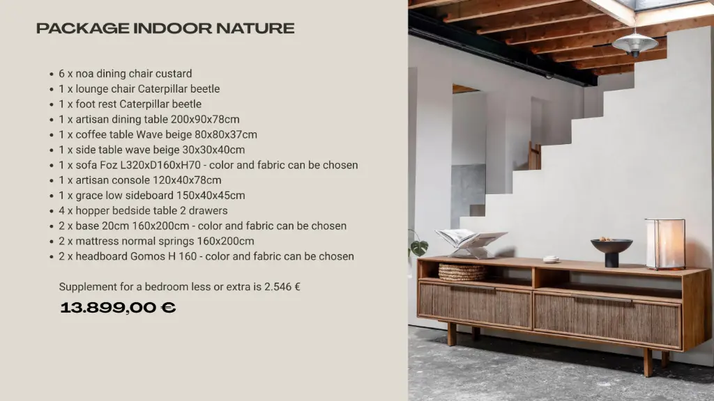 Package indoor Nature