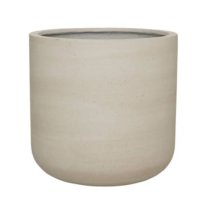 Pot Jumbo Charlie color washed beige round 84xH80cm