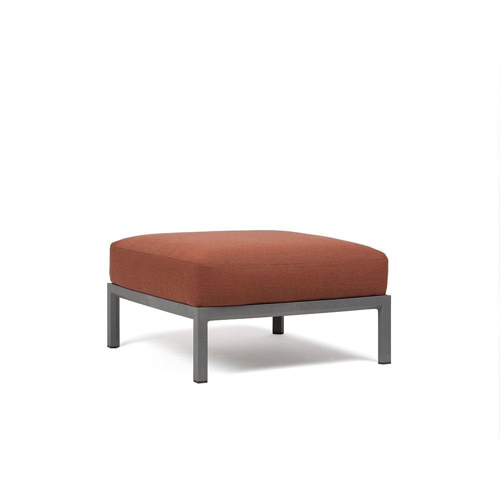 Maximo pouf antracite/cannella