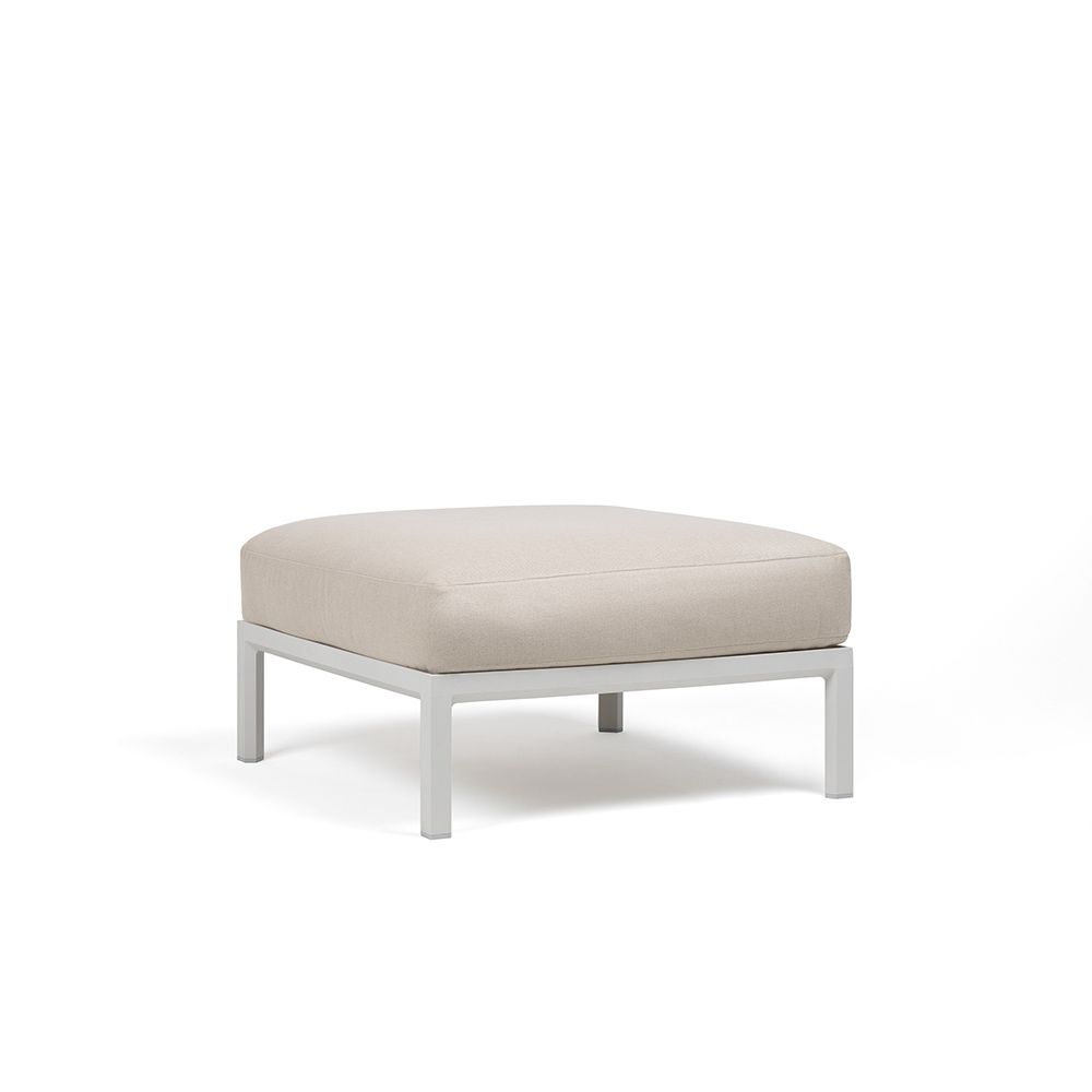 Maximo outdoor pouf Gesso/Perla