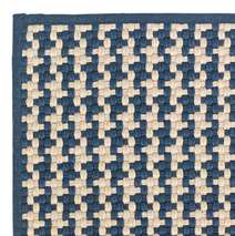Terra gorafe oat cobalt indoor & outdoor Rug 200x290