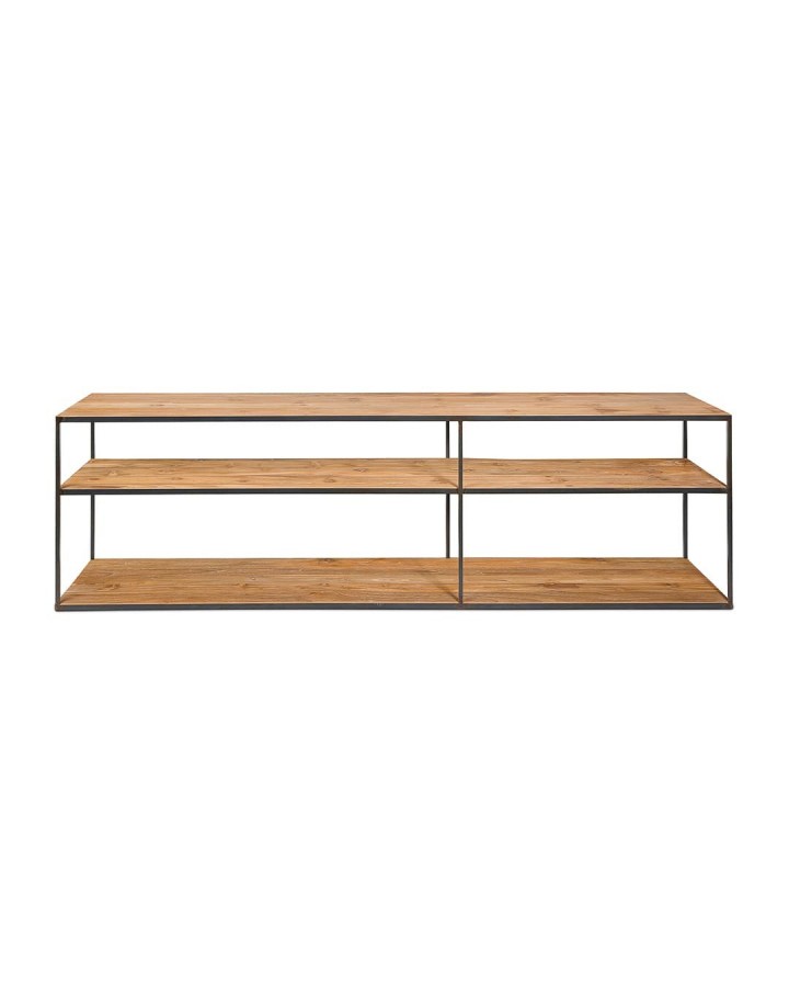 Shelve Onetwo 200 teak/iron