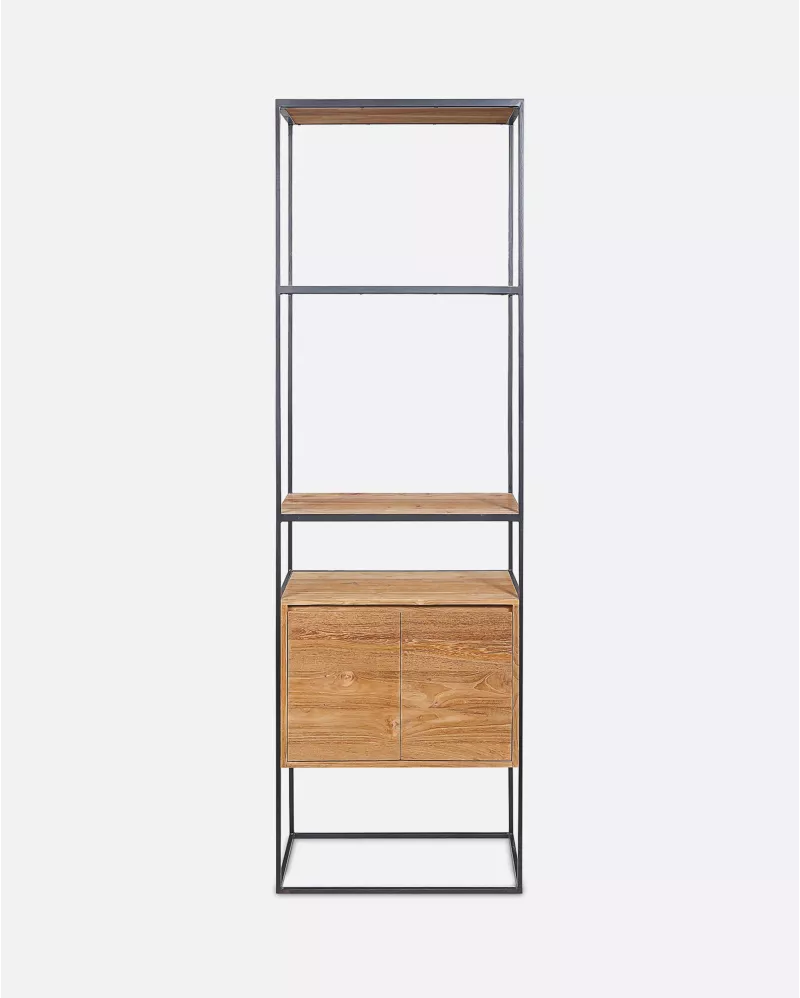 Shelve Totem doors teak/iron