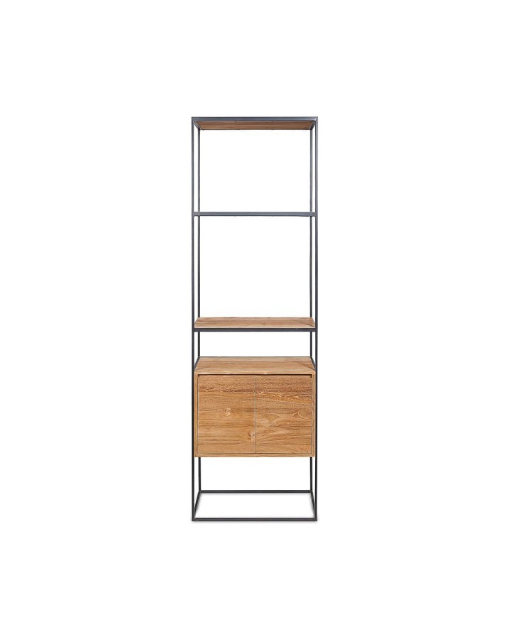 Shelve Totem doors teak/iron