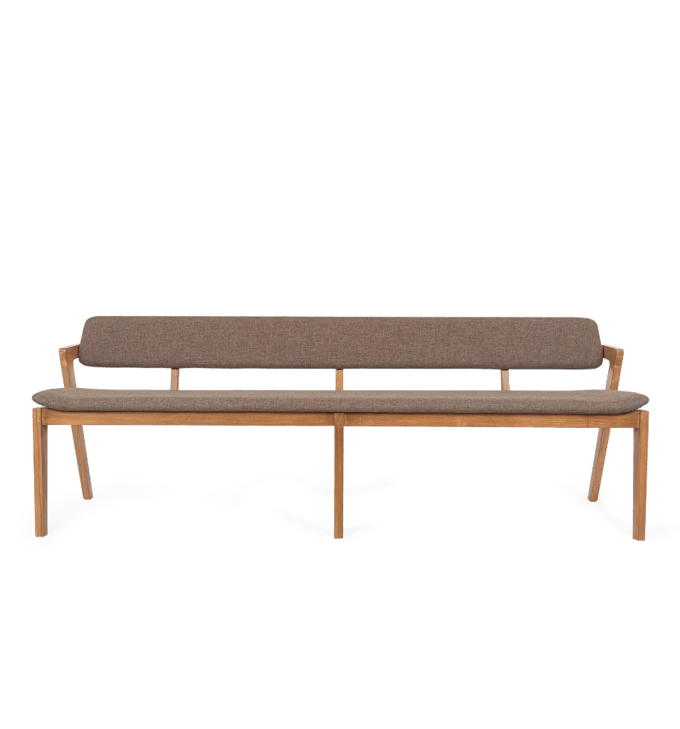 Noa bench walnut