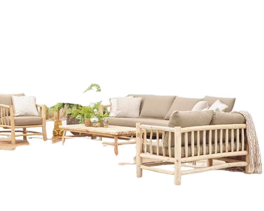 Simon lounge set teak 
