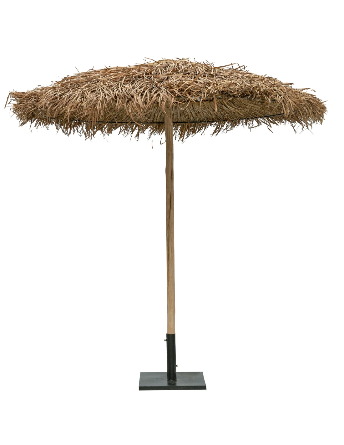 Umbrella Madani  Seagrass & teak round 220cm