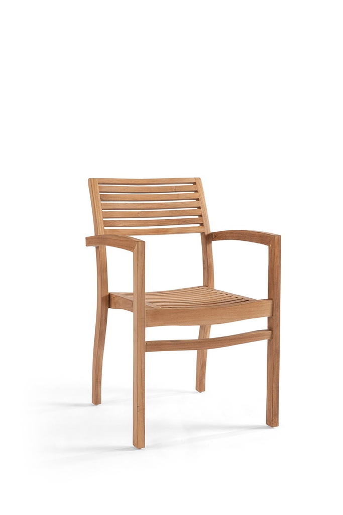 Outdoor dining chair Oblong teak