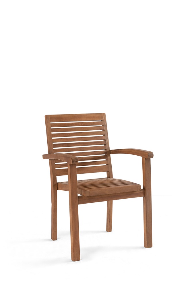 Outdoor dining chair Van gogh teak