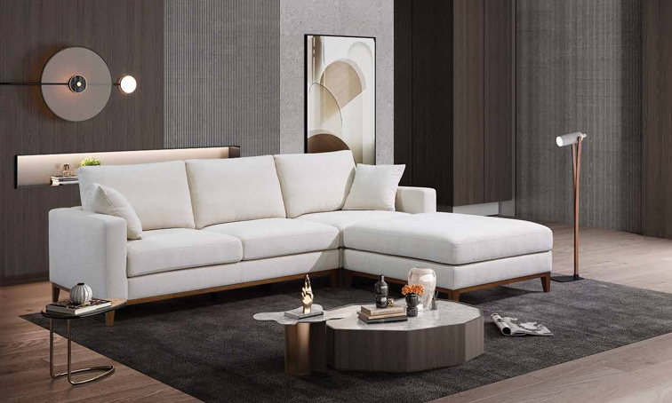 Sofa Evora with chaiselongue L270xD180xD100xH90