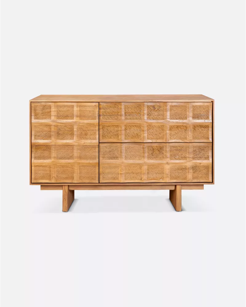 Sideboard Rijal natural 130x79x45 teak