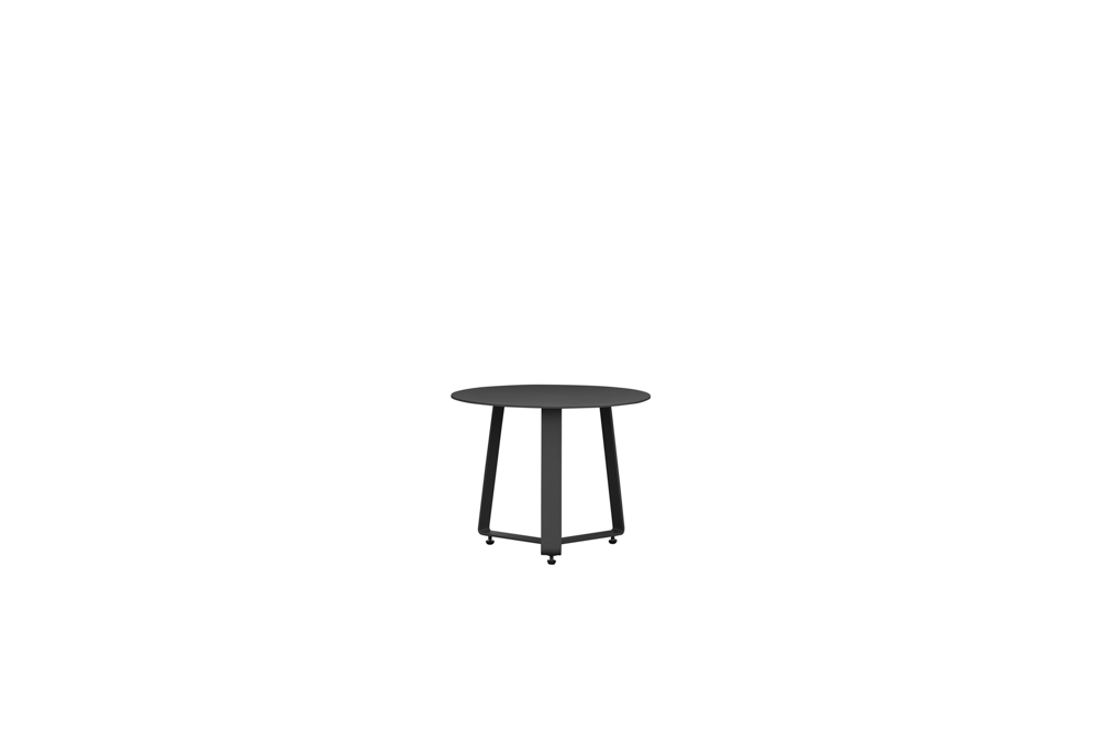 Outdoor side table Bangar round 45cm anthracite alu
