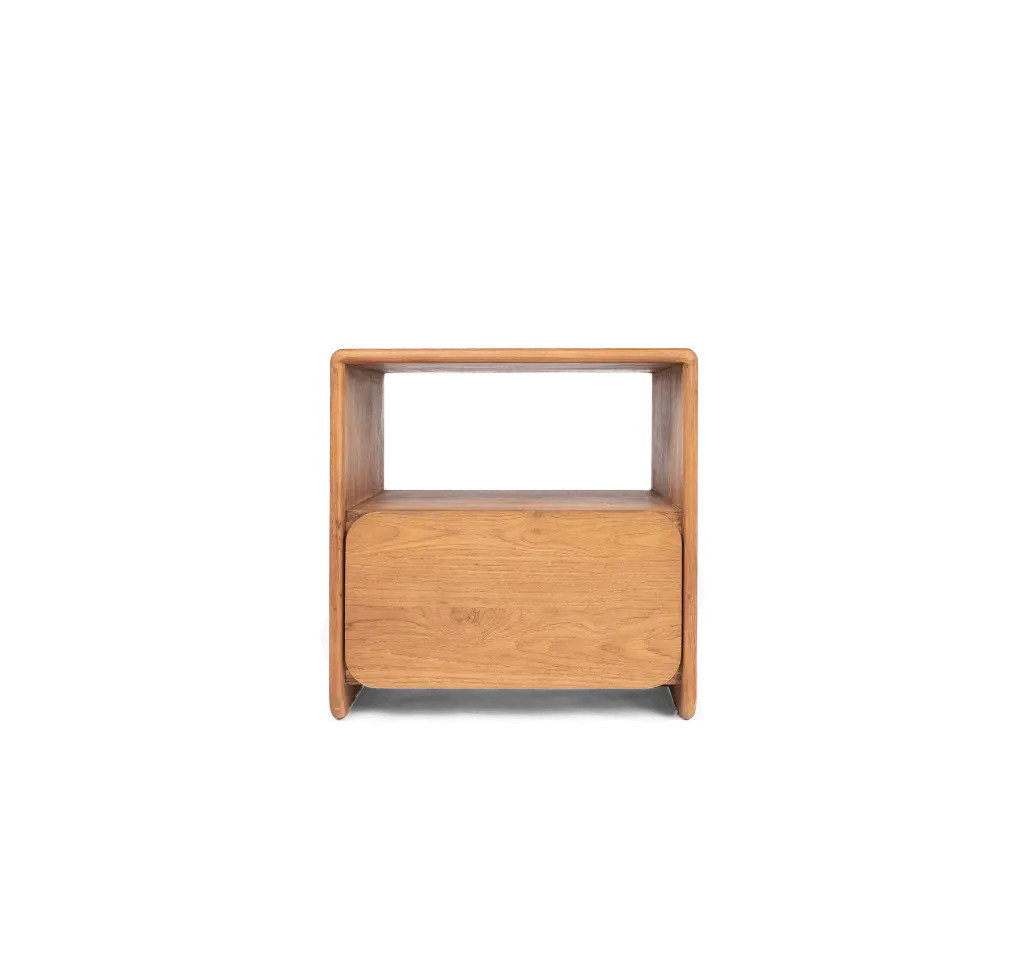 Tess bedside table 50x43x52  teak