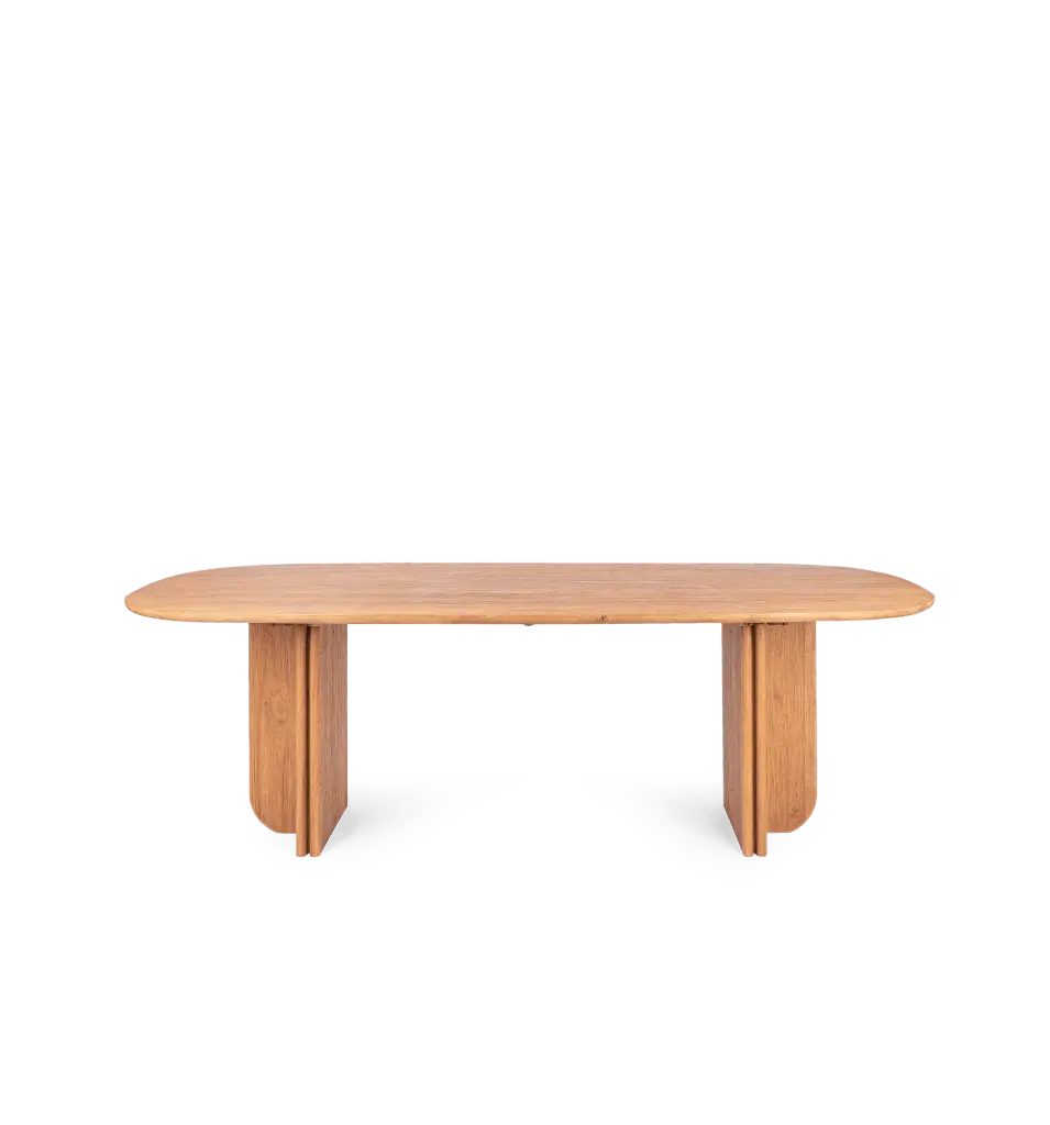Linea eettafel 200x110x78cm teak