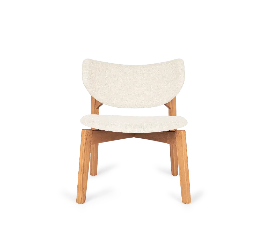 Mila lounge chair Custard