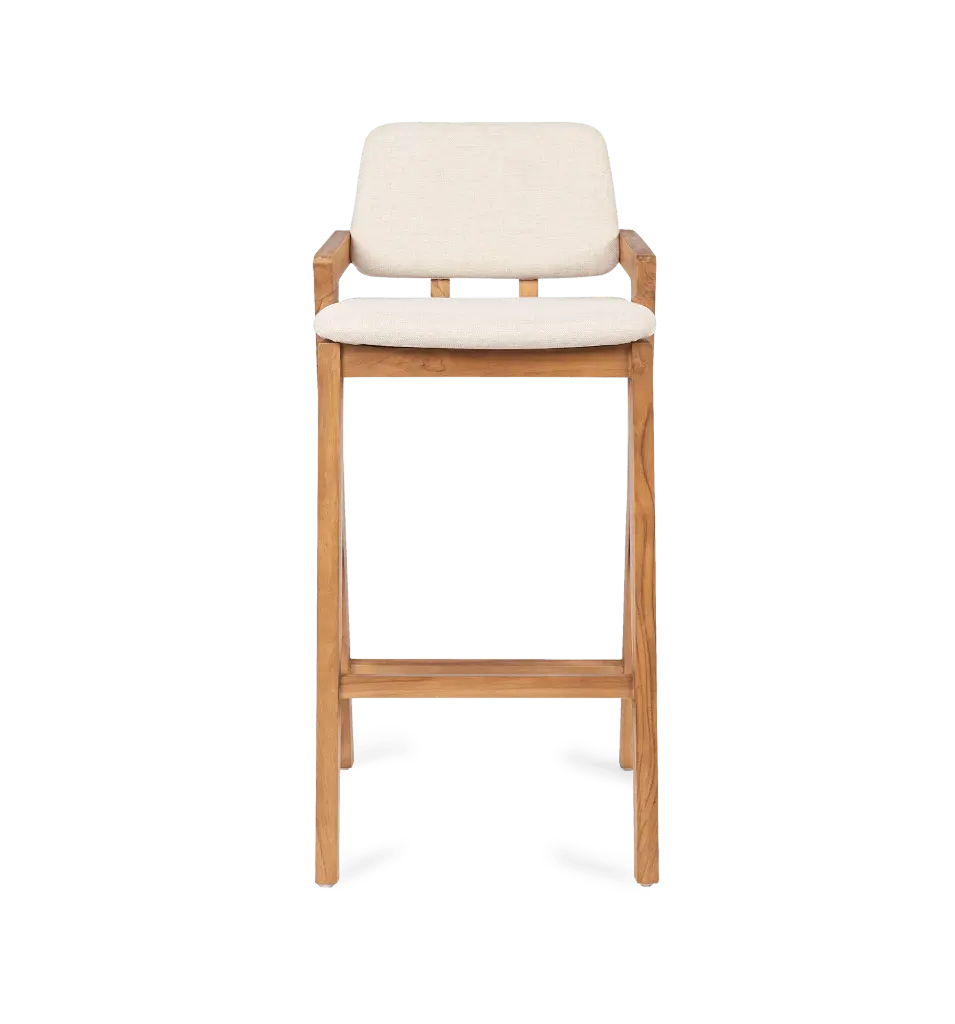 Noa bar chair Custard