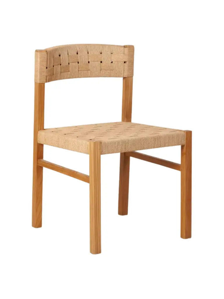 Cora dining chair Natural without armrests 