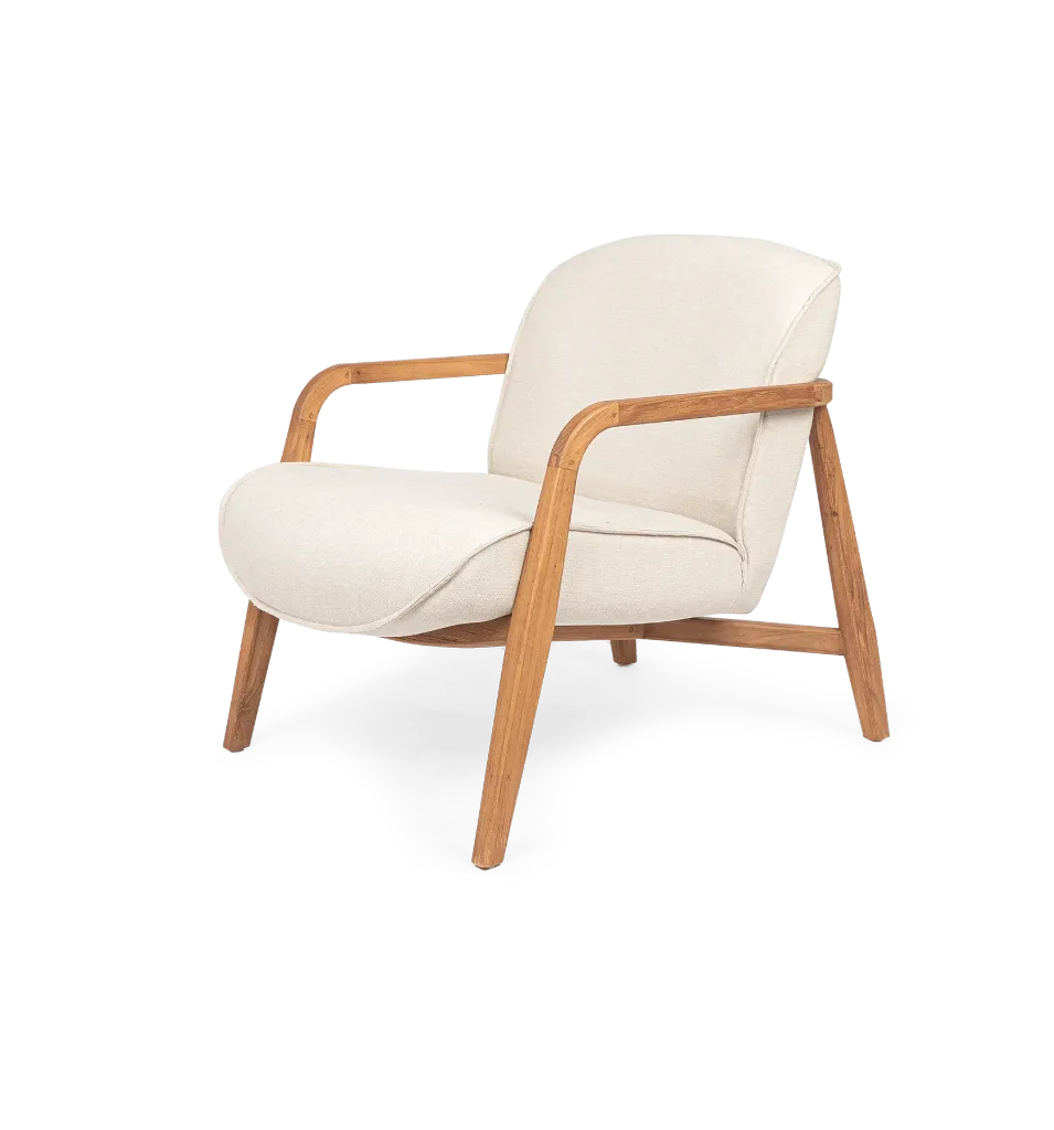 Jesse lounge chair custard 