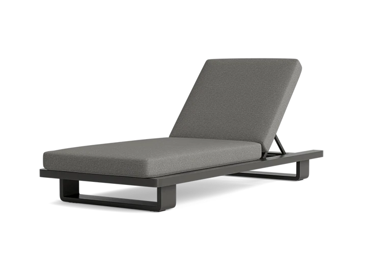 Sun lounger Fitz Roy lava/mist grey