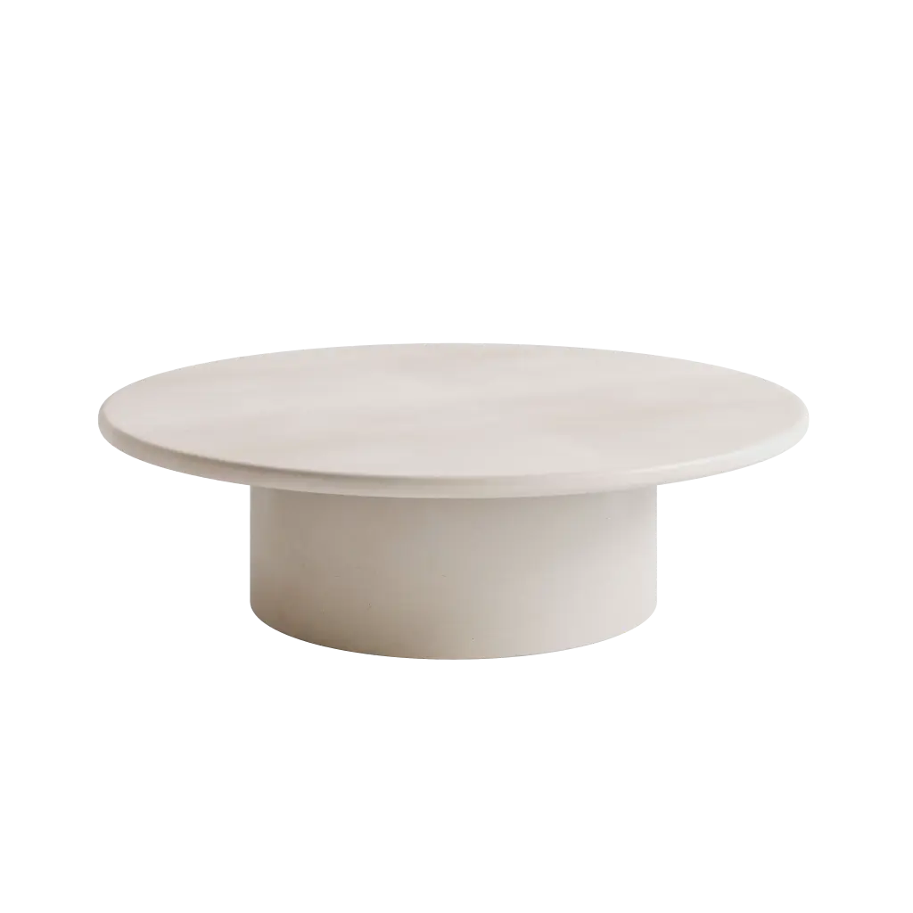 Organic nesting coffee table Como round 90cm Jardinico