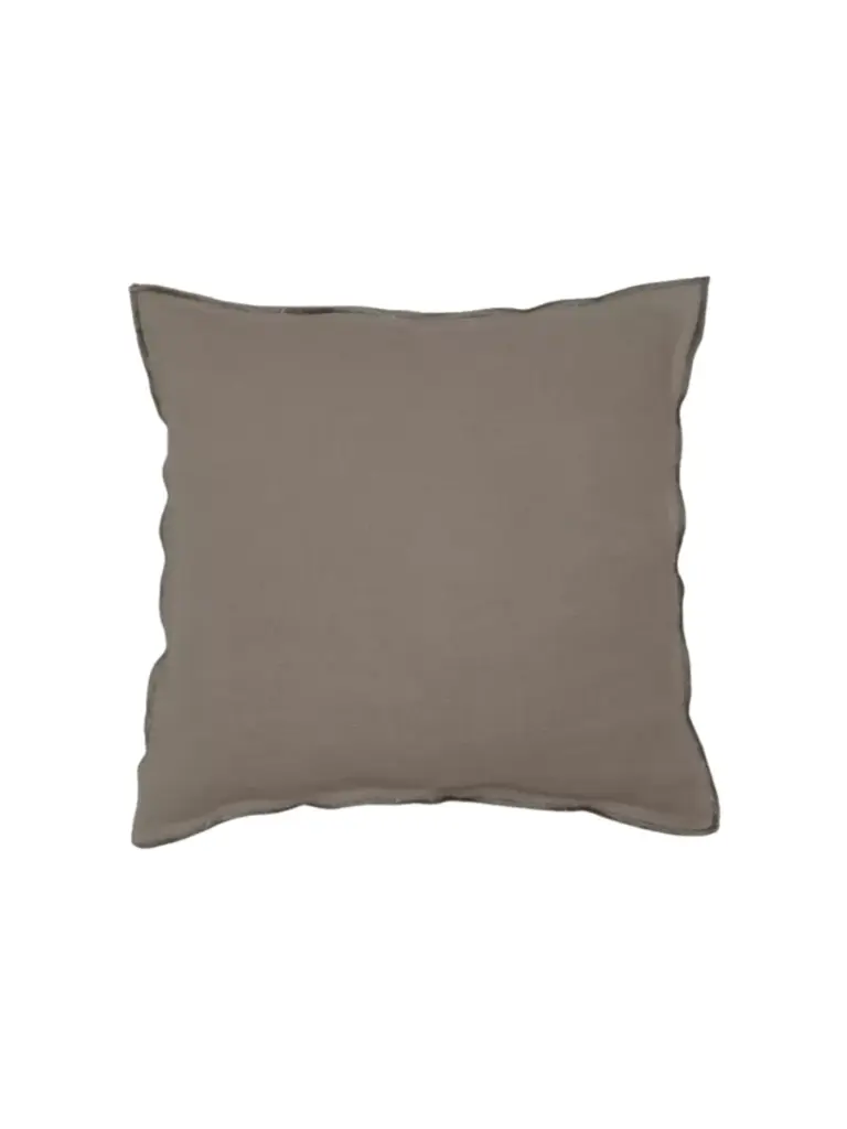 Cushion Kaura linen taupe 50x50