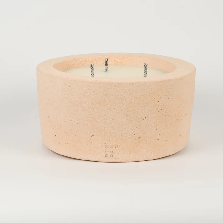 Urban Outdoor Table Candle Three - Blush
