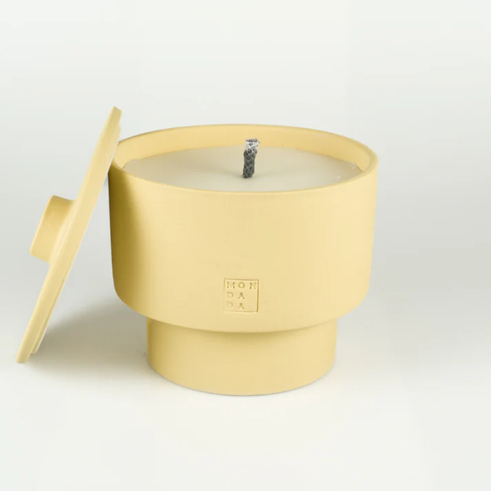 June Outdoor Candle THREE + lid - Sahara