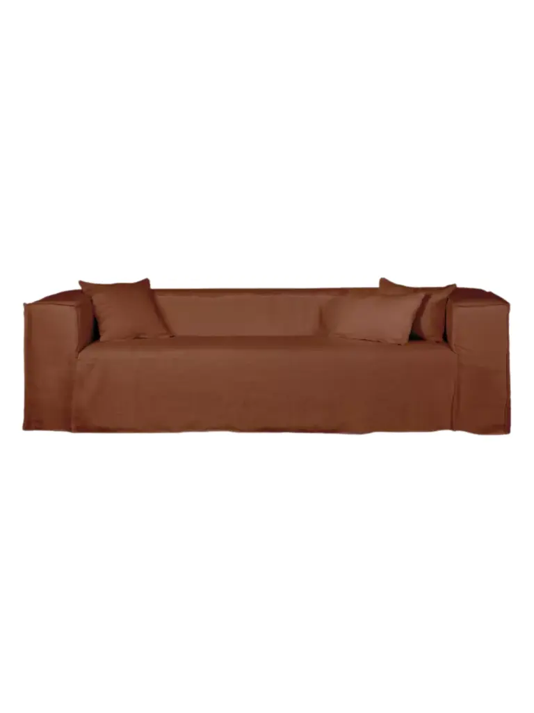 TROZZI sofa 260x95x65 terracotta