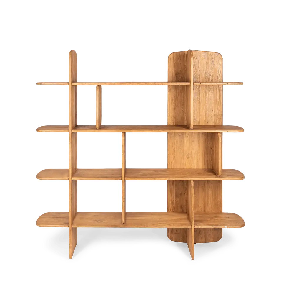 Pebbles Bookrack 4 Shelves 160x34x160