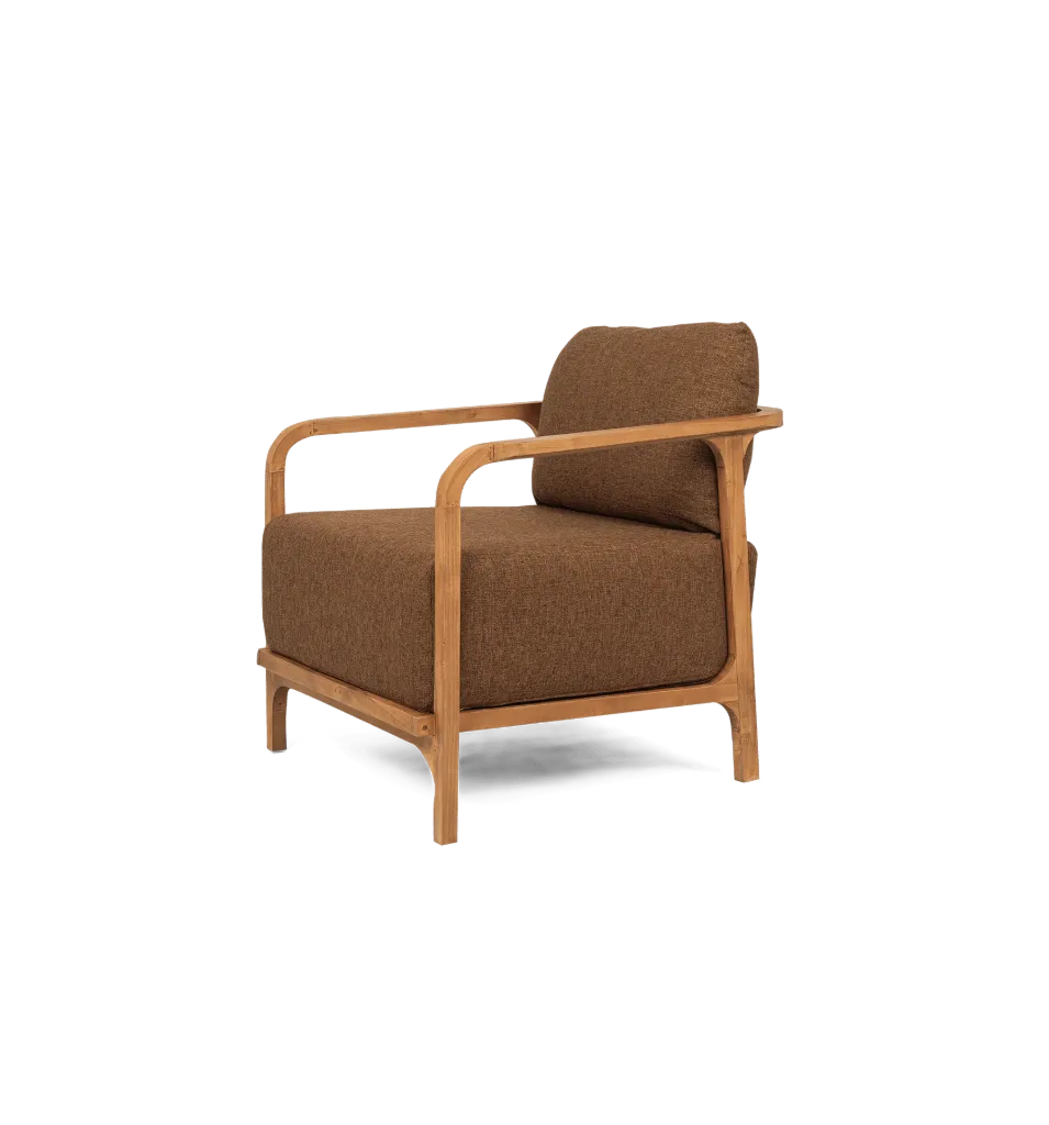 Classy sofa 1 seater Brown