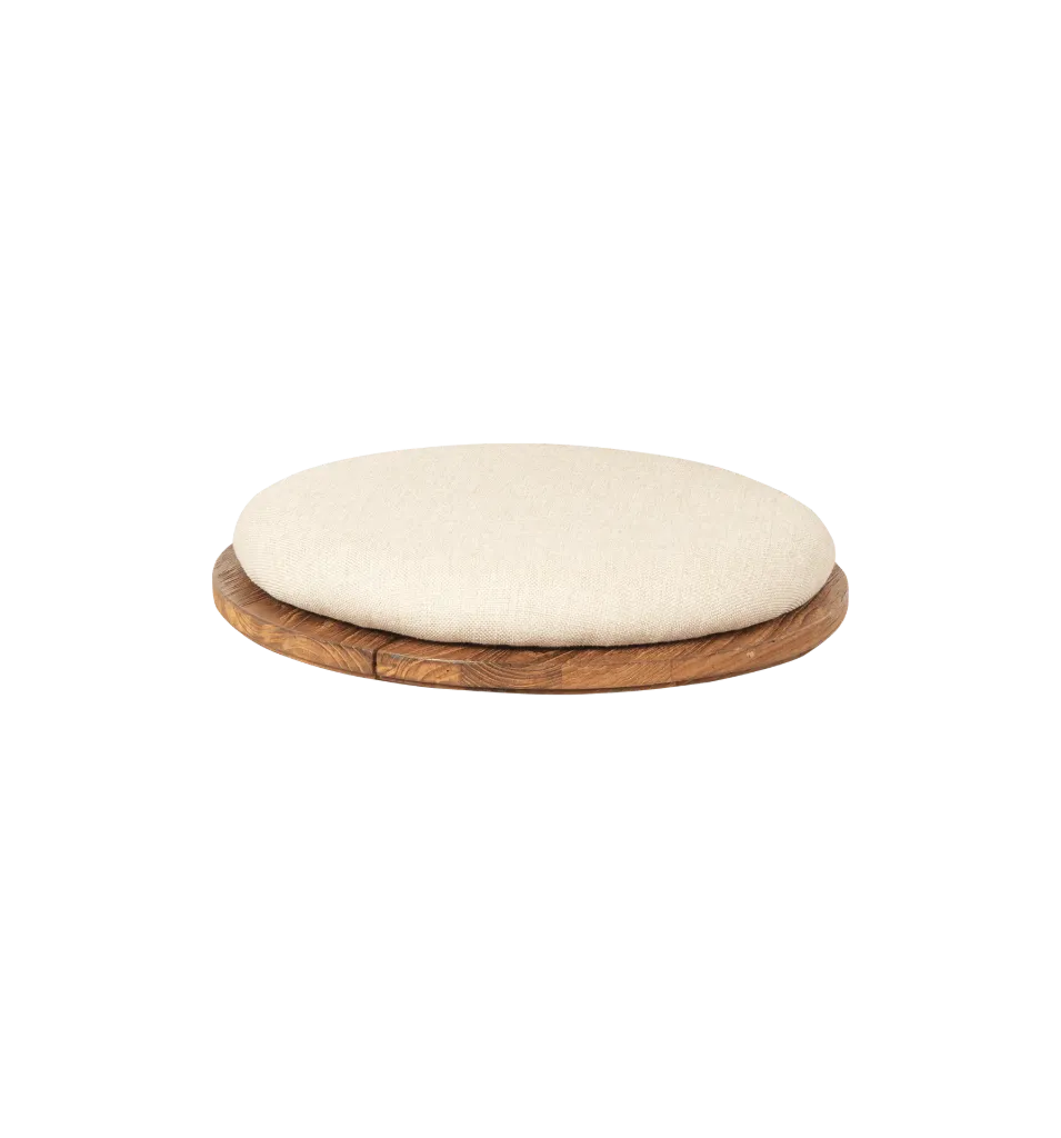 Artisan chair cushion Custard