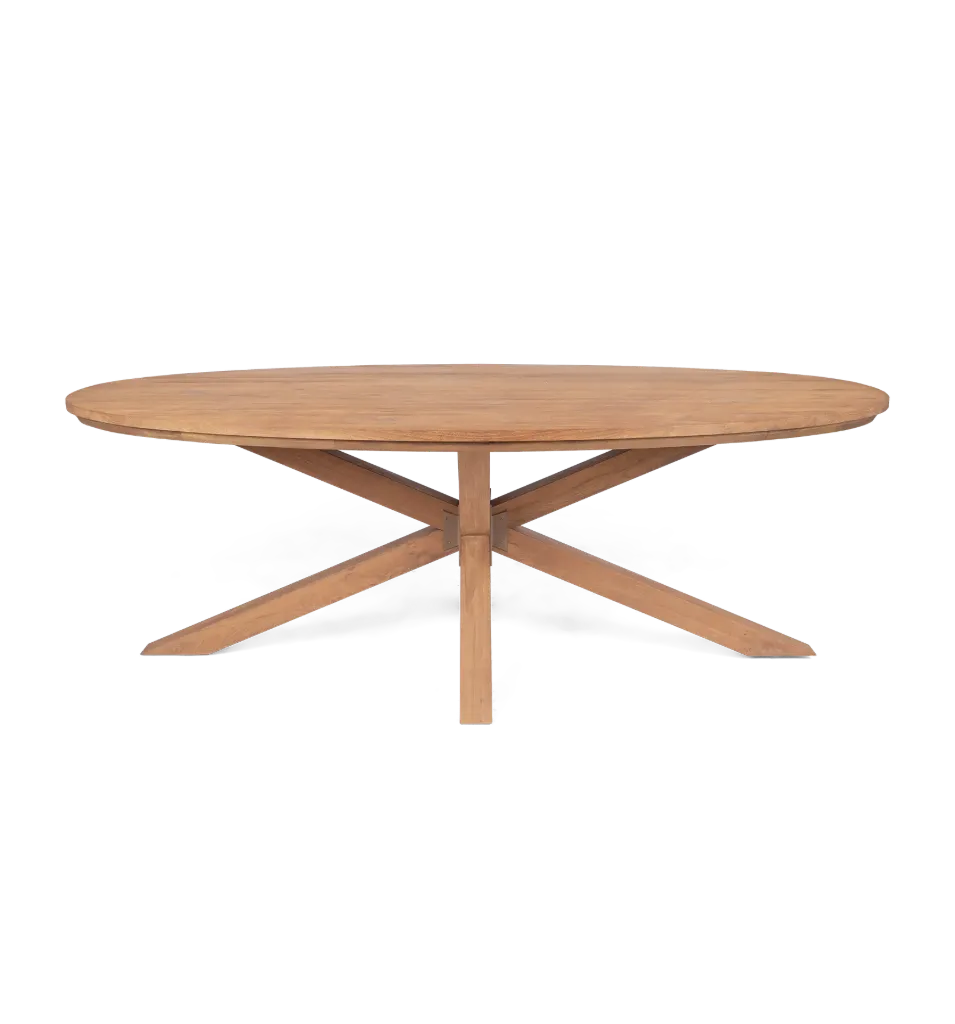 Xono oval dining table 220x115x78cm