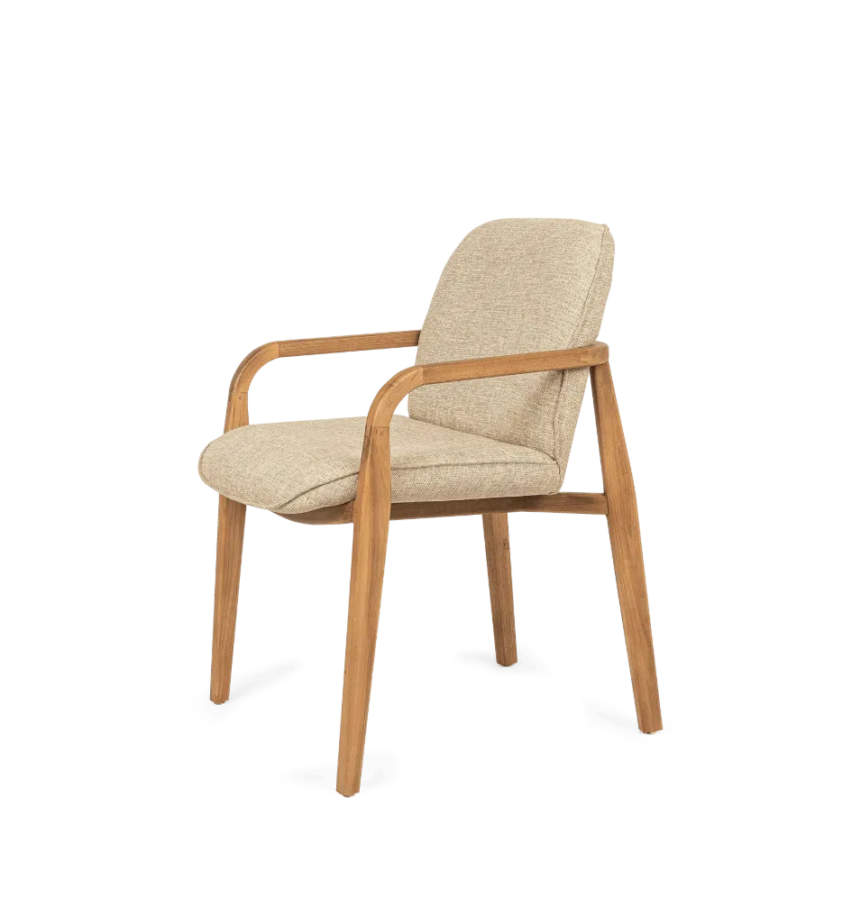 Jesse eetstoel Pale Khaki