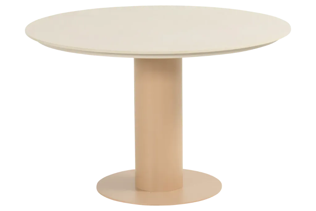 Girona round dining 120cm cappuccino