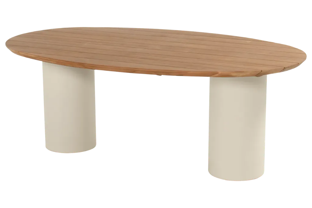 Malaga dining wood 220x120cm sand