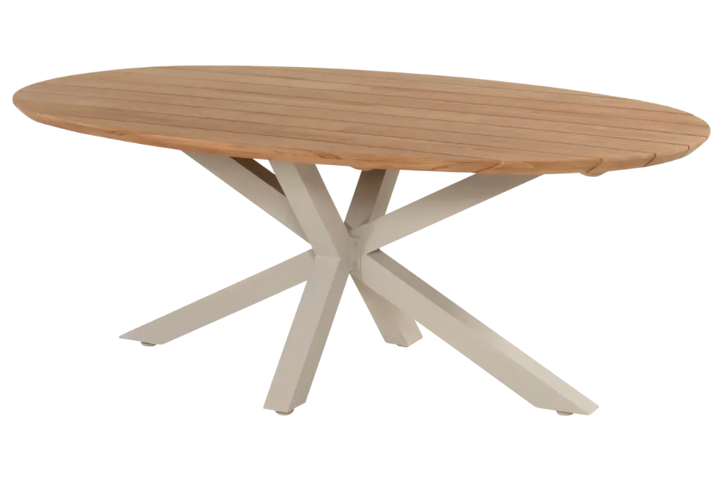 San Sebastian dining wood 200x120cm sand