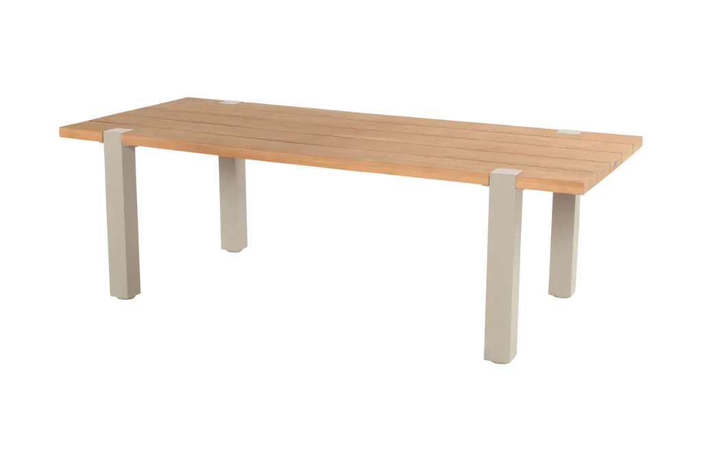 Almeria dining wood 200x100cm sand