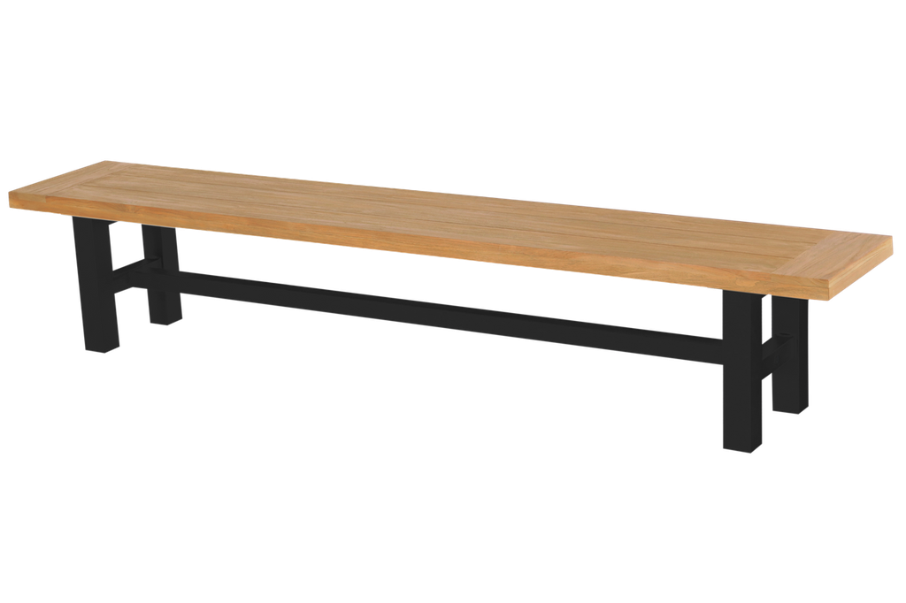 Bench Yasmani Xeric alu/teak 240