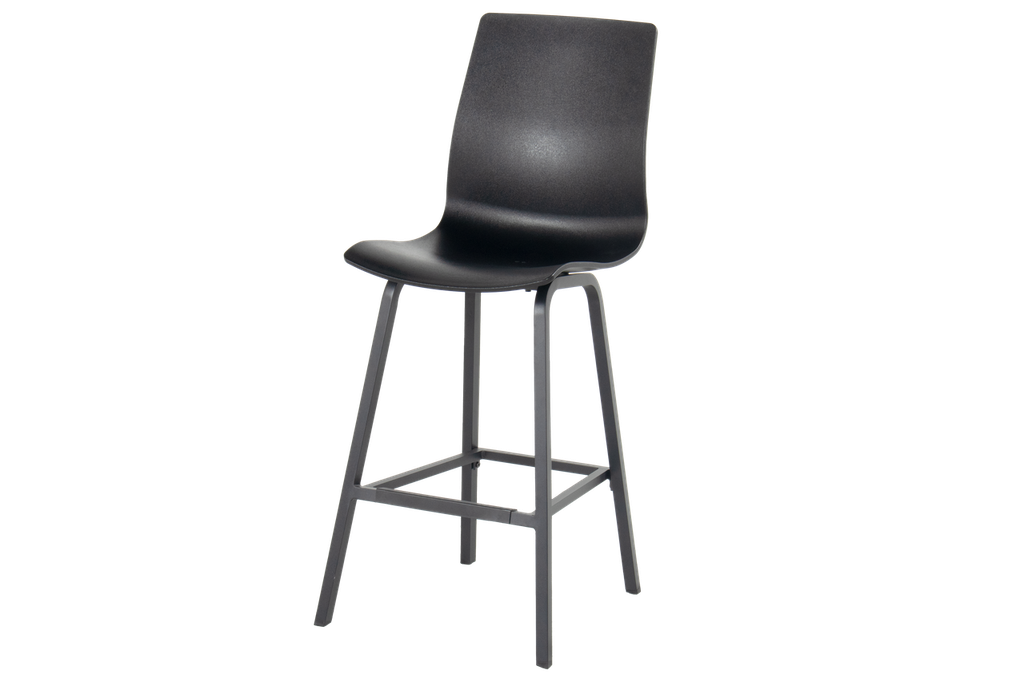 Bar chair Wave black