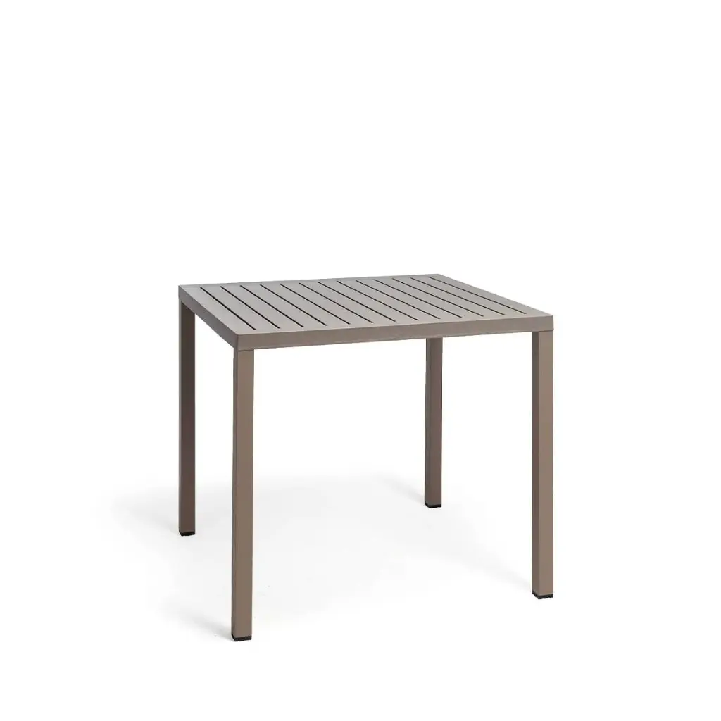 Outdoor Cube table 80x80 taupe