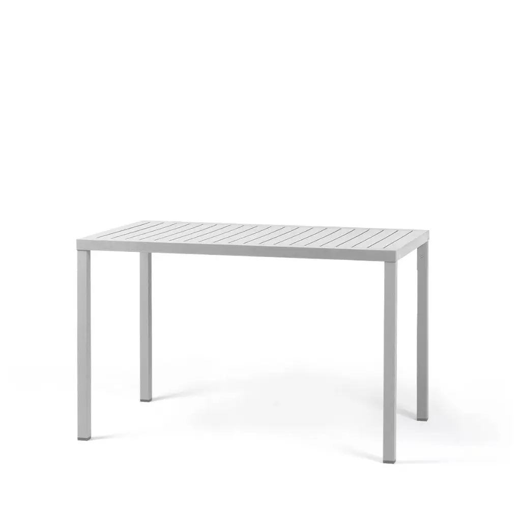 Outdoor Cube table 120x70 white