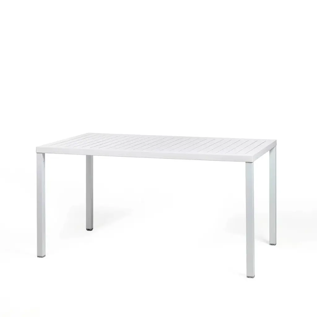 Outdoor Cube table 140x80 white