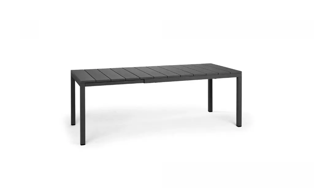 Outdoor Rio table 140-210 extensible anthracite