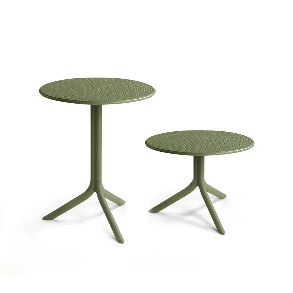 Outdoor Step side table green