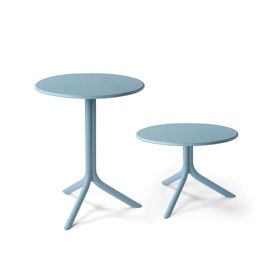 Outdoor Step side table bleu
