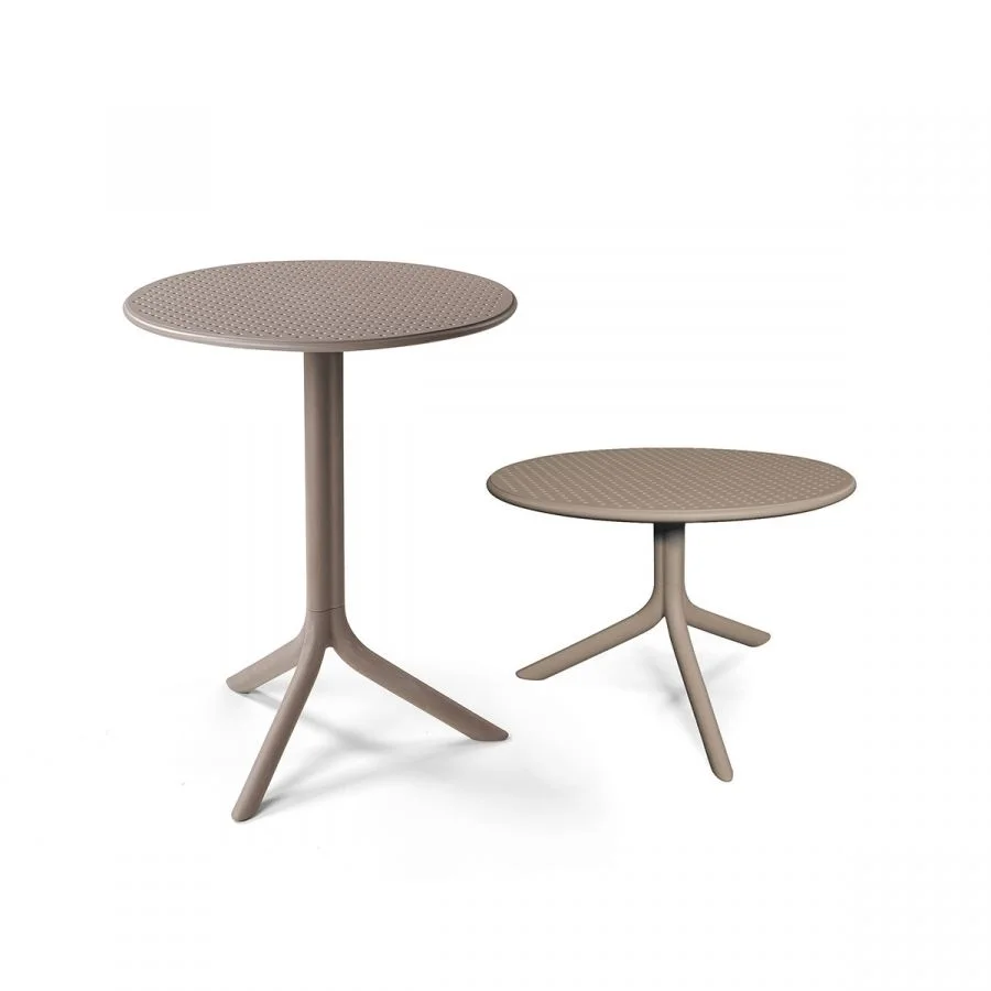 Outdoor Step side table taupe