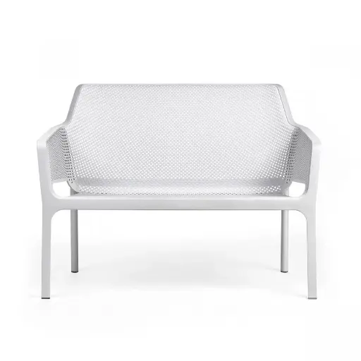 Outdoor Net bench white